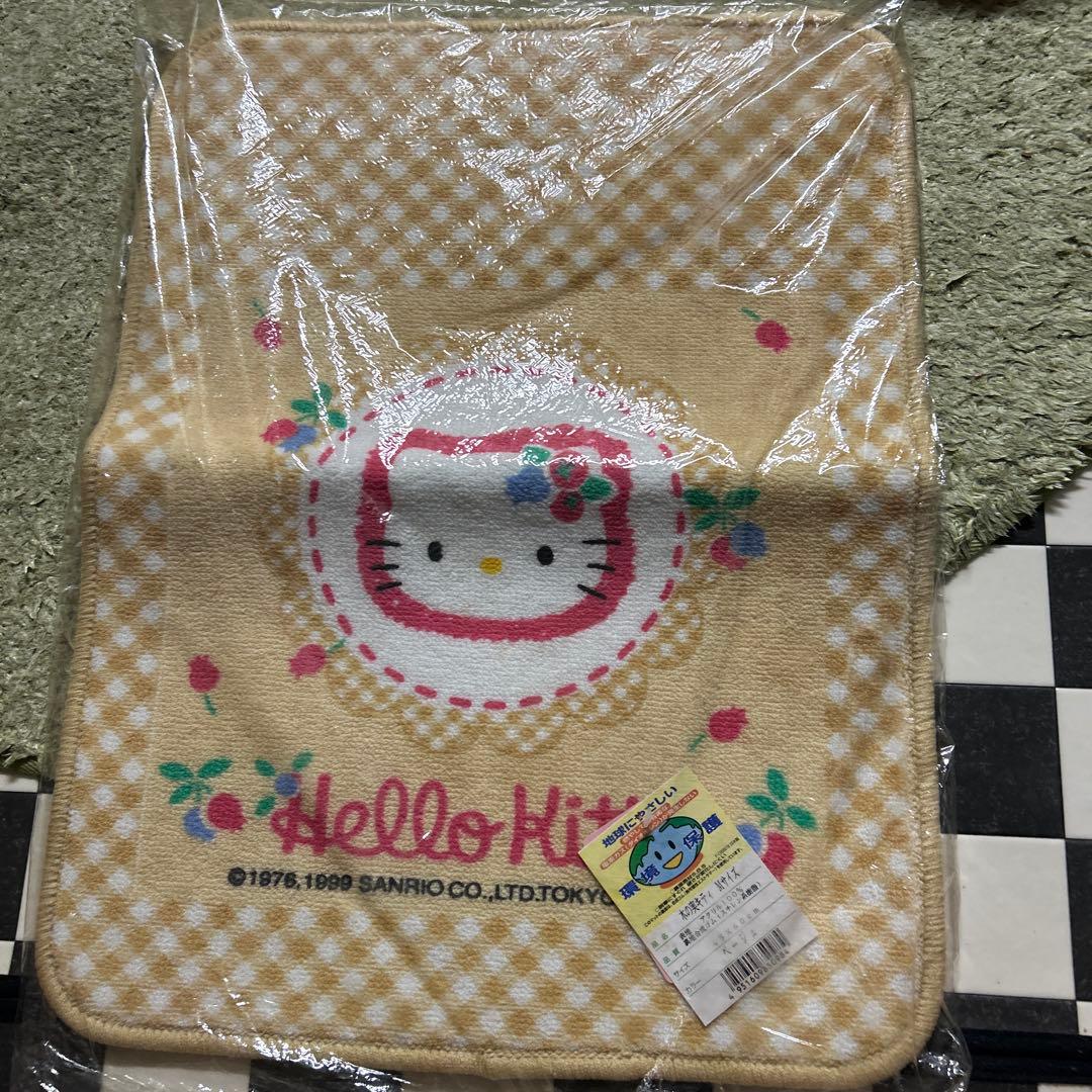 ハローキティ バスマット 木の実キティ 当時物