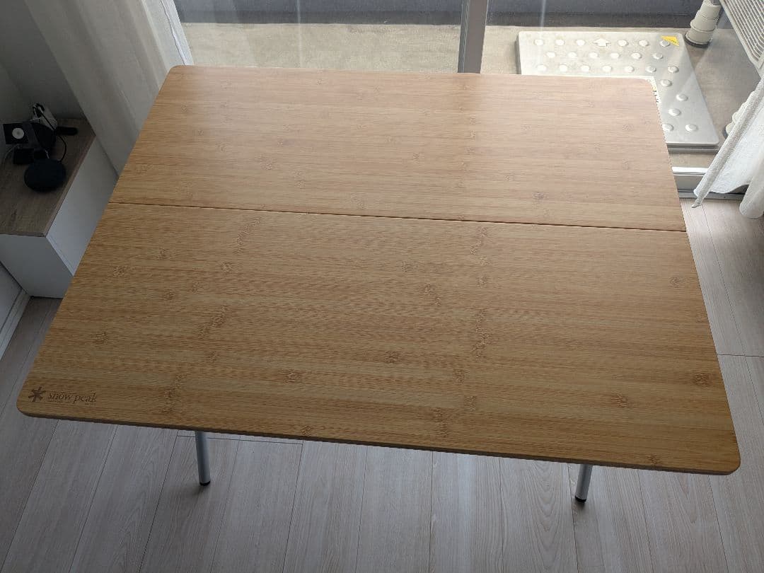 美品★スノーピーク 竹製折りたたみテーブル LV-010TR