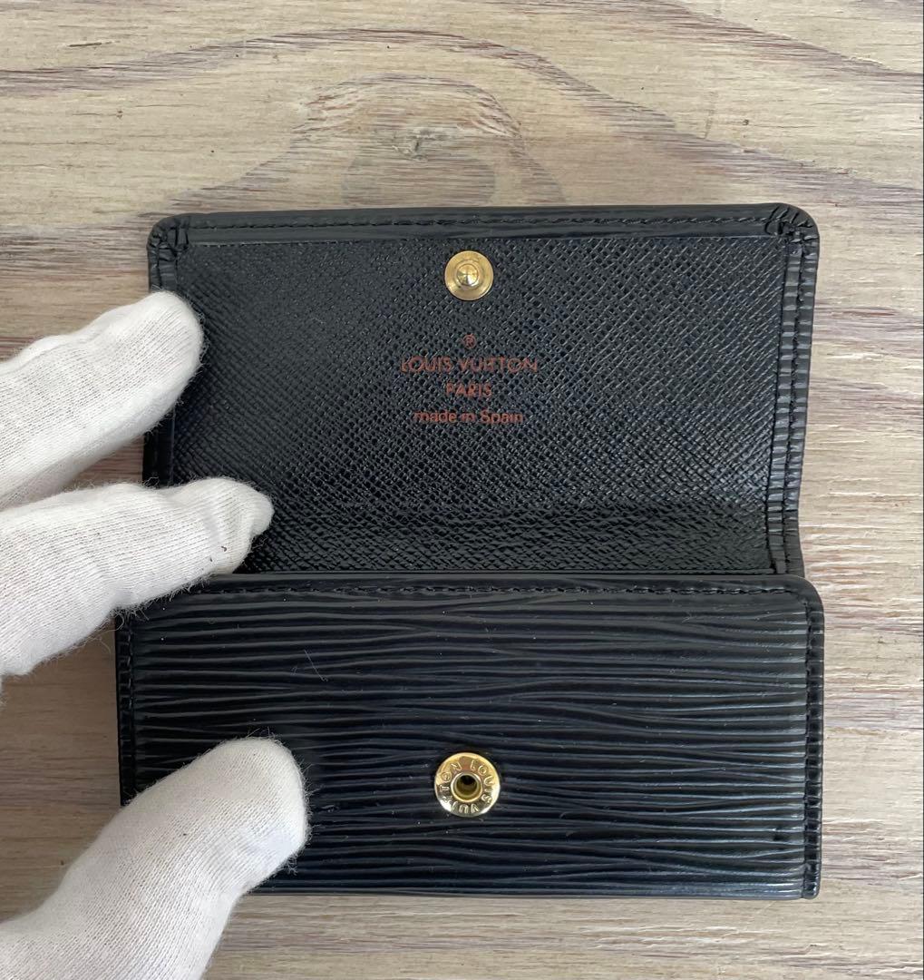 【正規品】LOUIS VUITTON ルイヴィトン エピ 4連 キーケース　黒