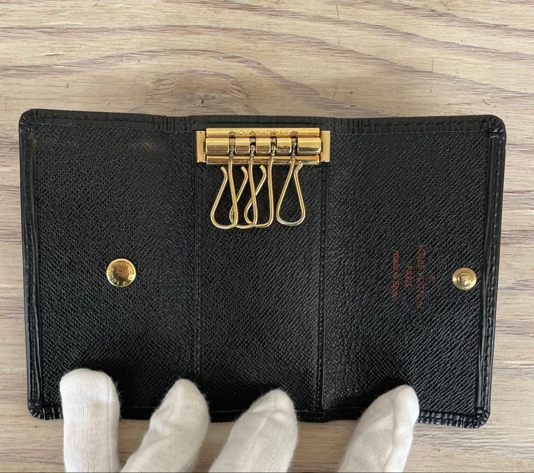 【正規品】LOUIS VUITTON ルイヴィトン エピ 4連 キーケース　黒