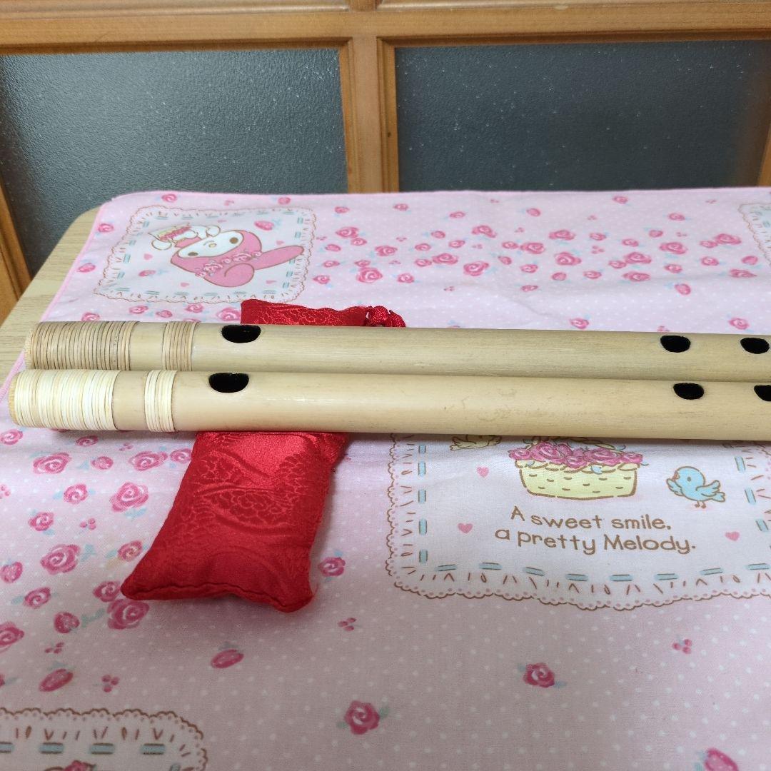ニキ篠笛六本調子唄用二管（道中）新品