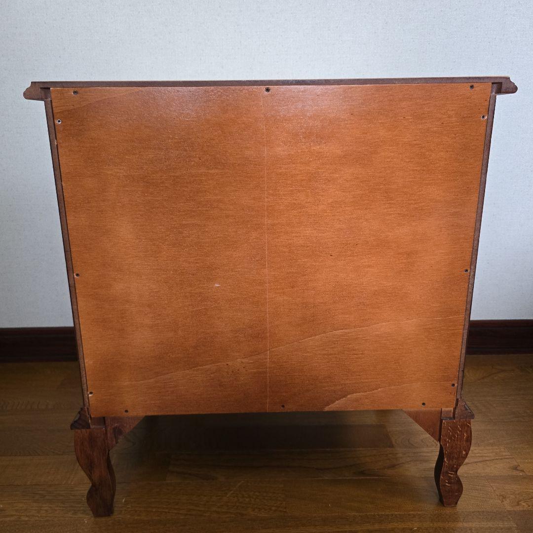 アッティカ　チェスト　三段　イタリア　象嵌　家具　猫足