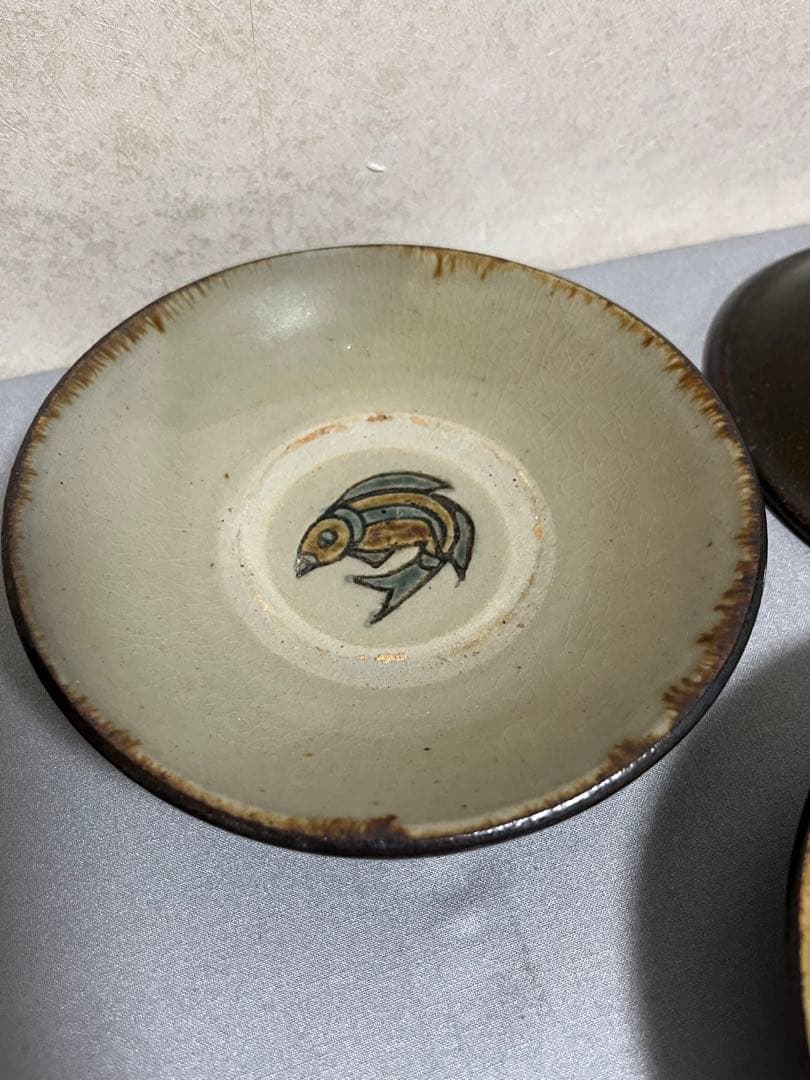 沖縄のかぜシリーズ　皿　5点　金城敏夫先生