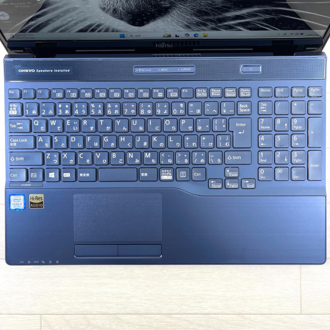 富士通 第8世代 i7 新品SSD1T＋HDD1T メモリ16G ノートパソコン