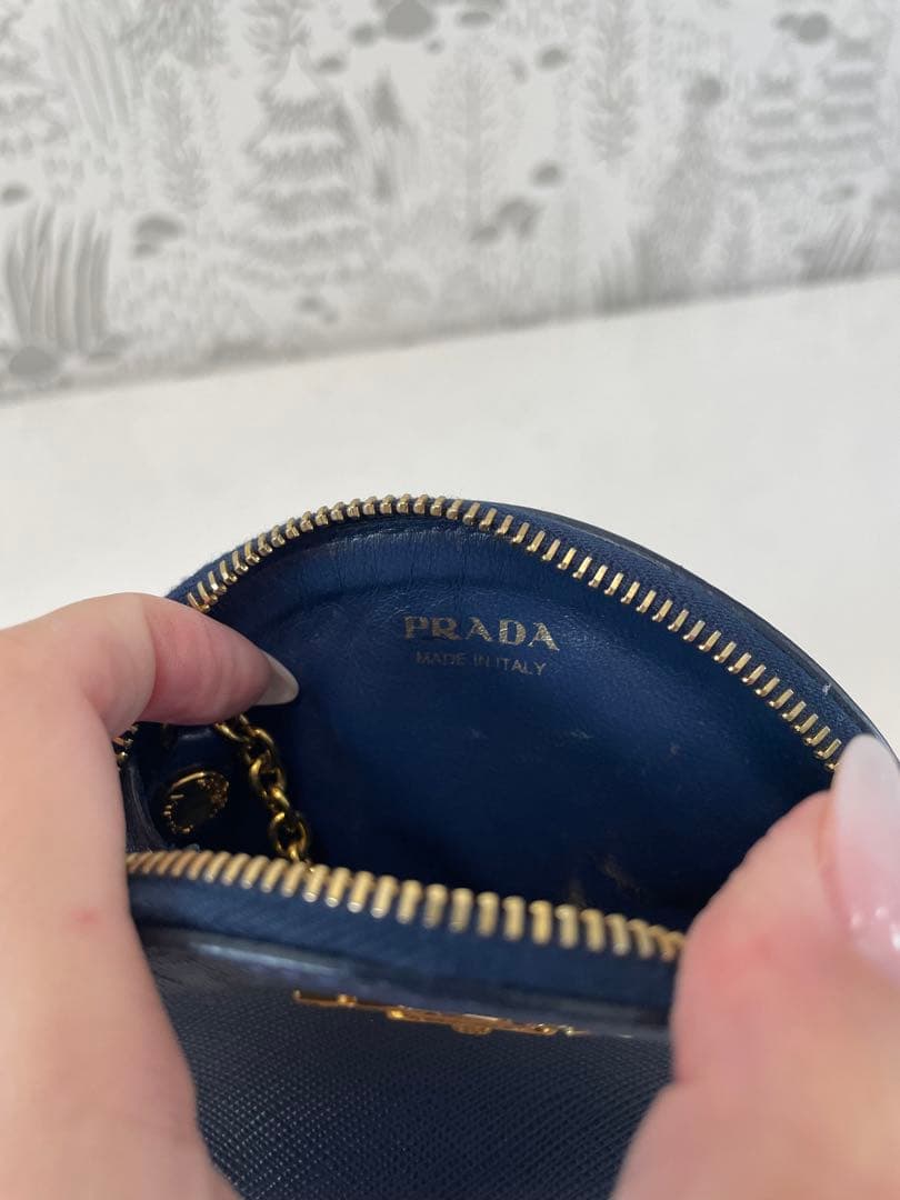 値下げ！PRADA ケース/小銭入れプラダ キーリング付