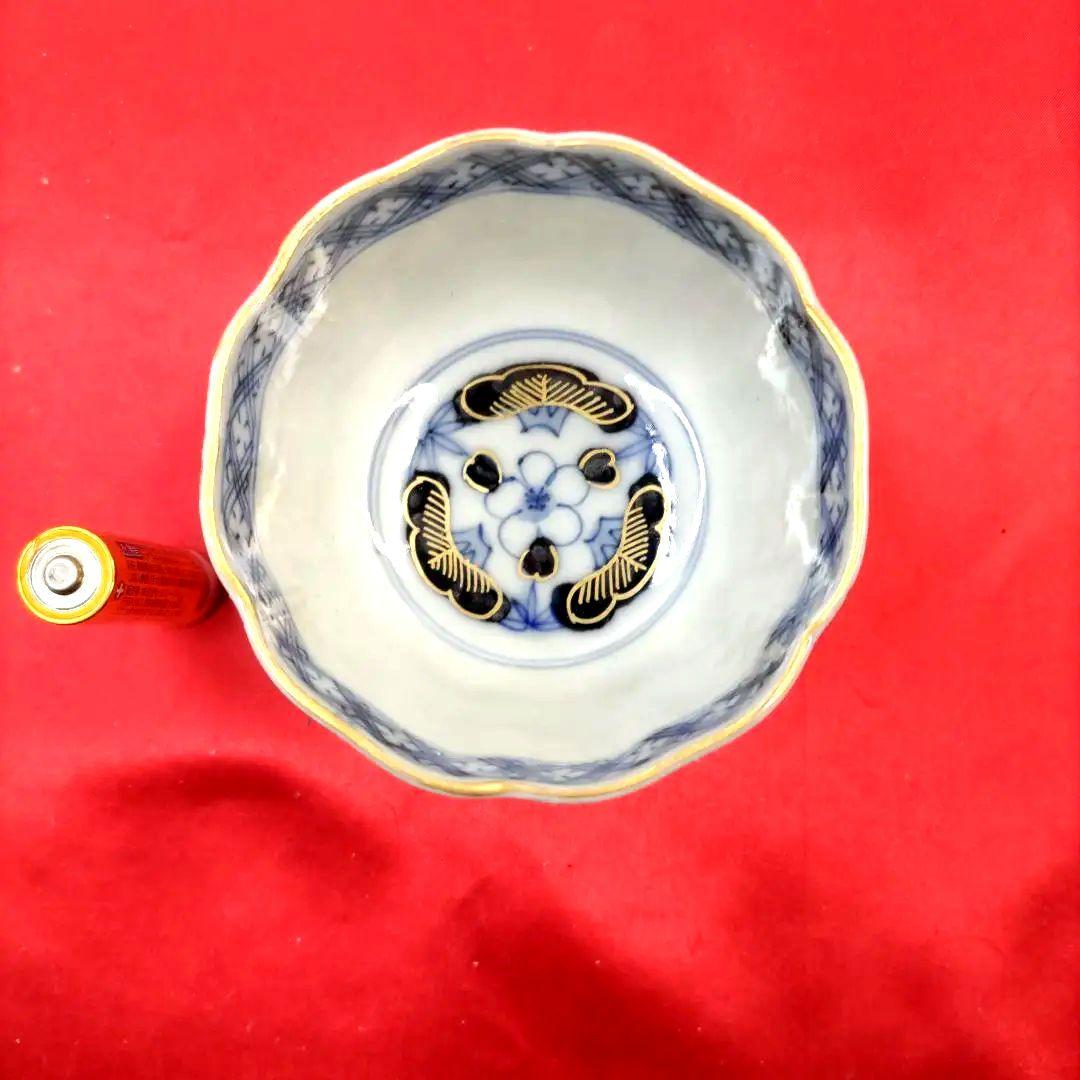 有田焼　伊万里焼　古伊万里　金彩　色絵　向付　蕎麦猪口　湯呑み　10客セット　②