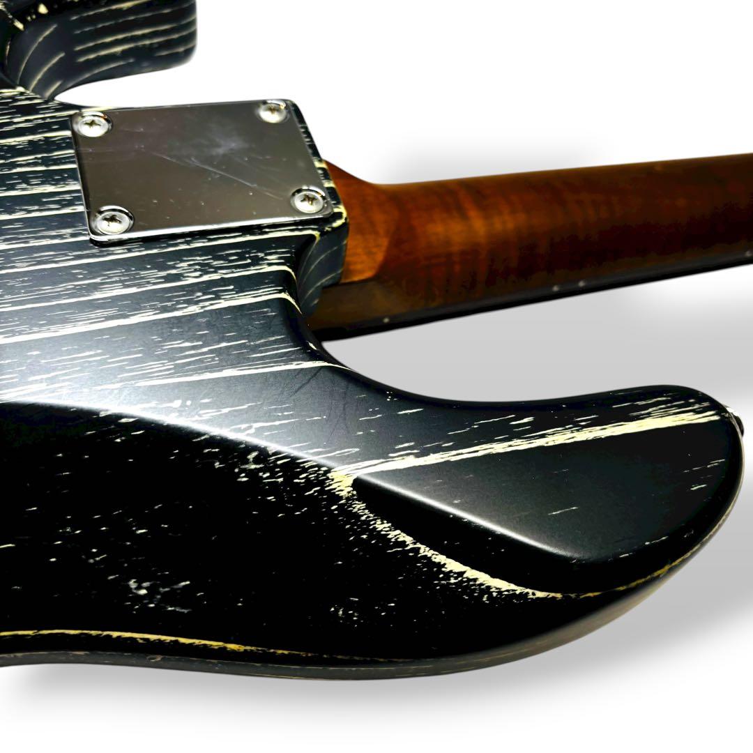 【希少】バッカス SWL4-ASH RSM エレキベース 上位モデル ゼブラ