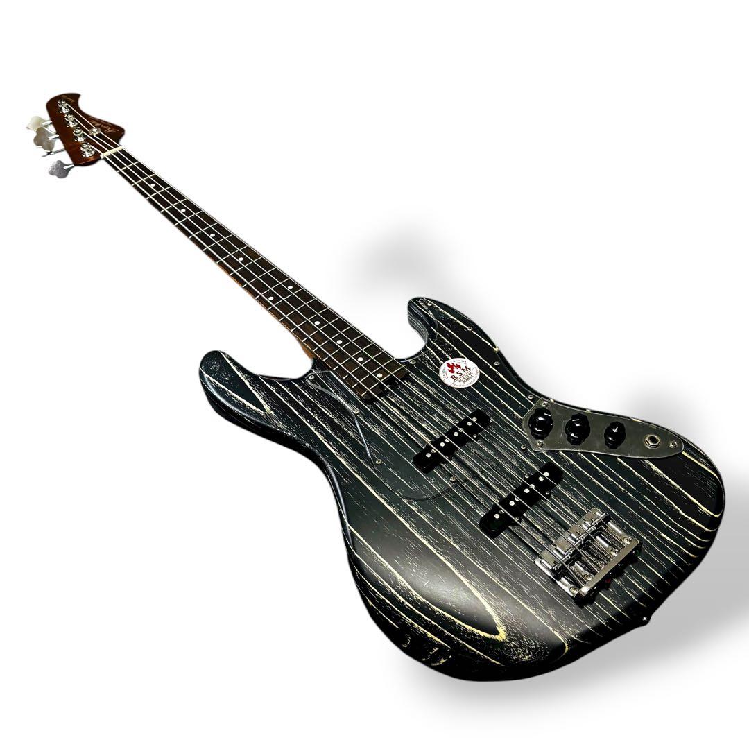 【希少】バッカス SWL4-ASH RSM エレキベース 上位モデル ゼブラ