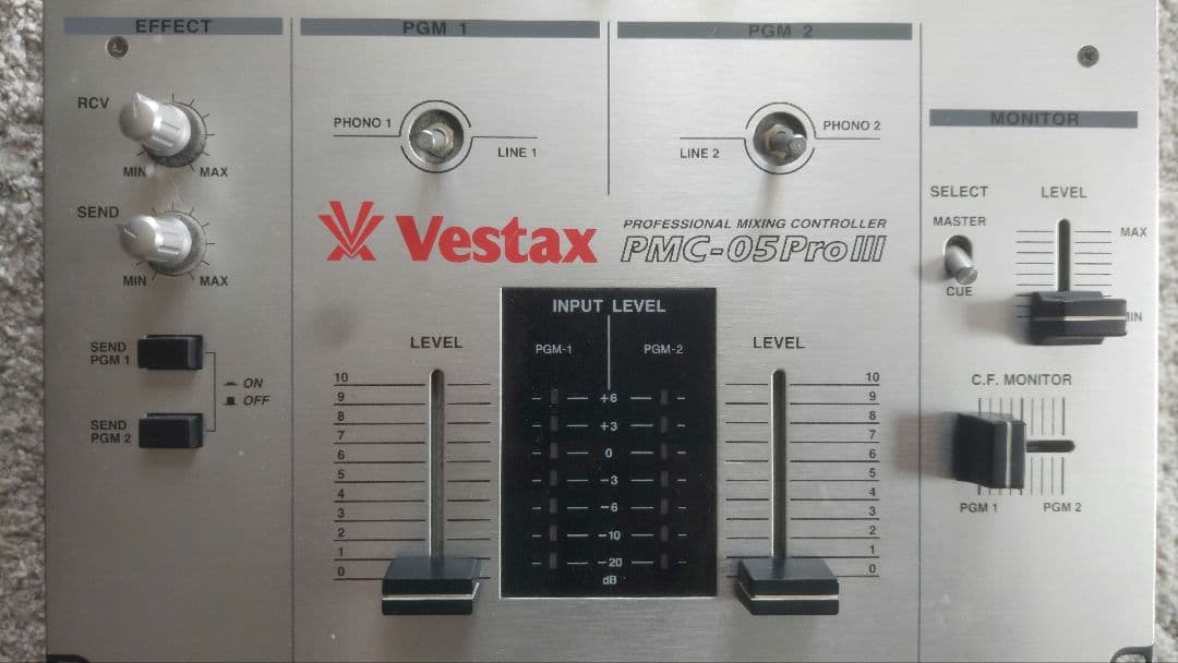 【ジャンク】Vestax PMC-05 Pro III DJミキサー