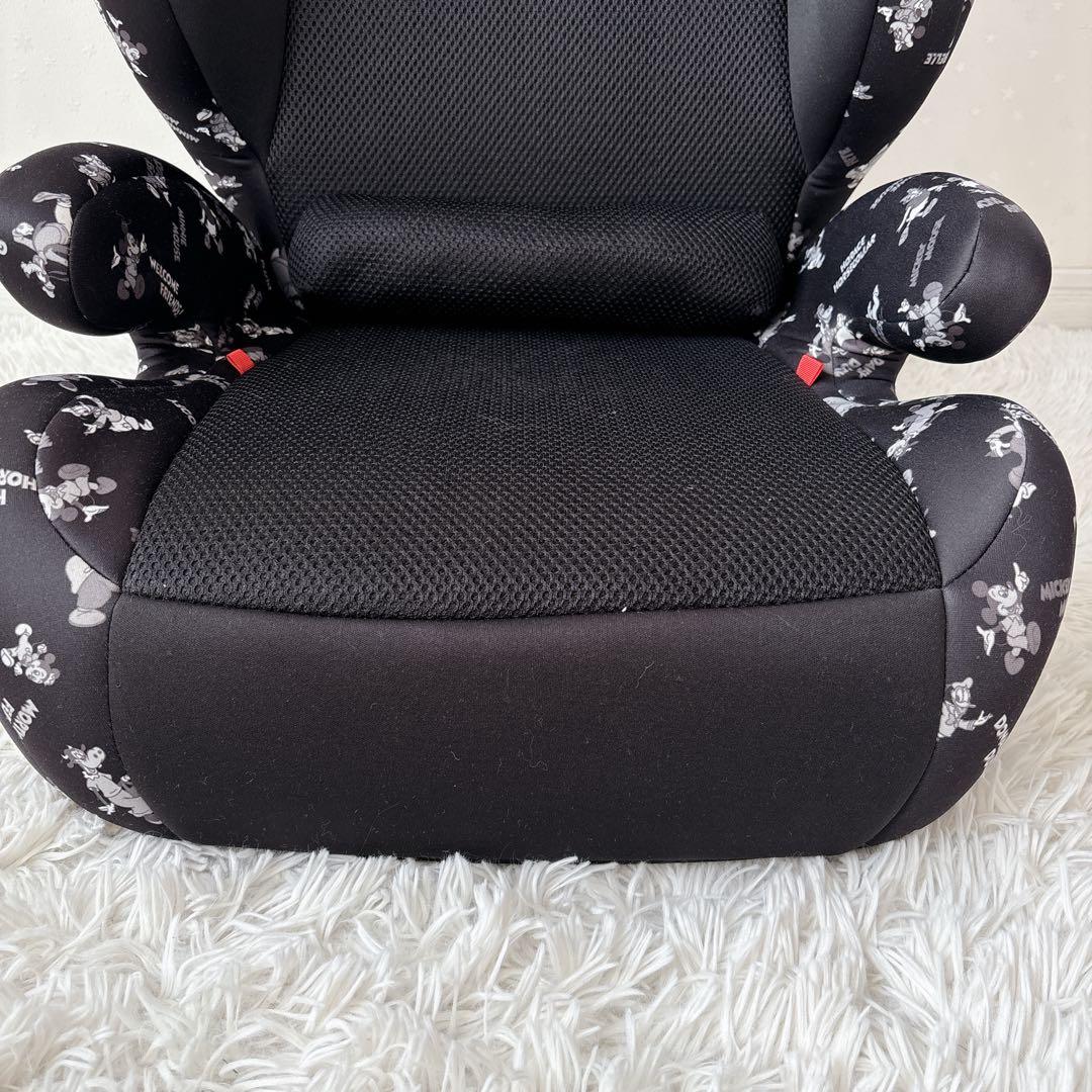 【極美品】ディズニー　ハイバック　ジュニアシート　ISOFIX ミッキーマウス
