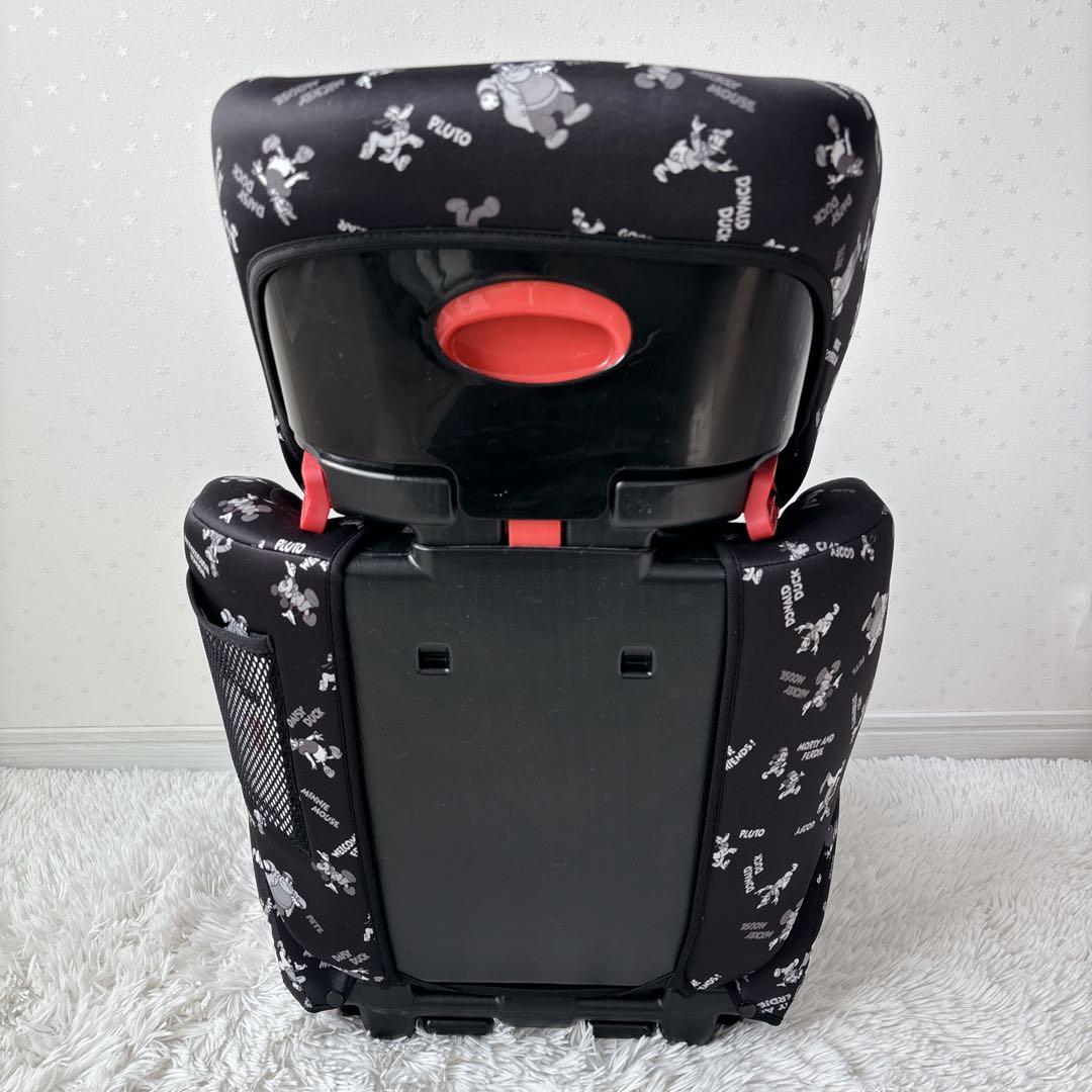 【極美品】ディズニー　ハイバック　ジュニアシート　ISOFIX ミッキーマウス
