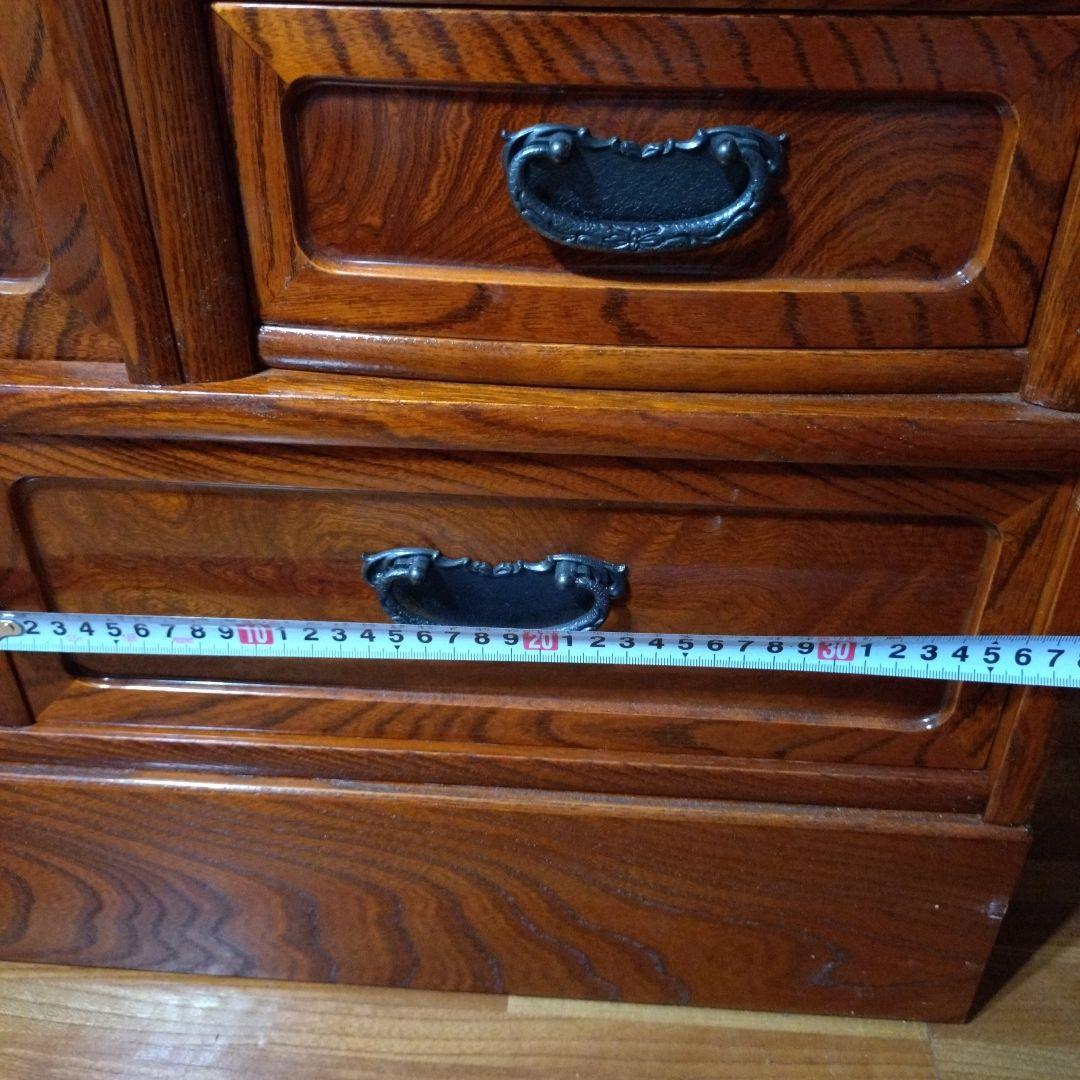 [美品/欠損なし]半軒　茶箪笥　柿棚(下部)※上部同時購入要