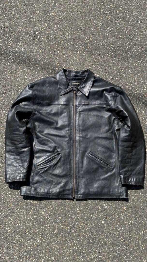 GIANNI VALENTINO レザージャケット　ブラック