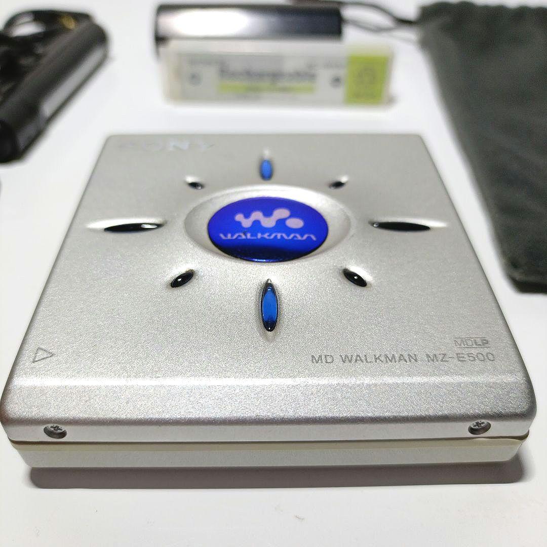 SONY MDウォークマンMZ-E500＋中古mini disc25枚