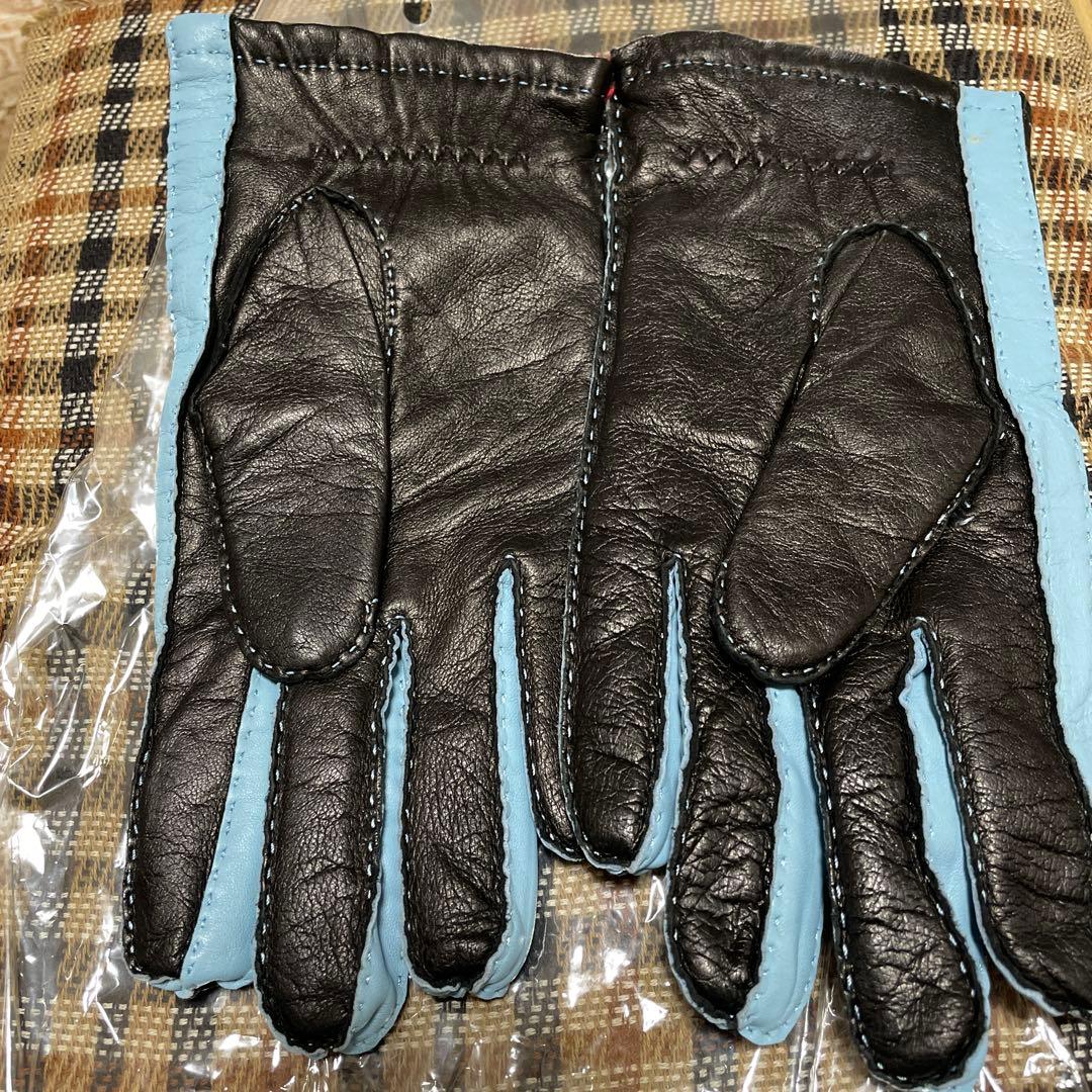 【新品未使用】イタリア直輸入本革/メンズレザー手袋PORTOLANO