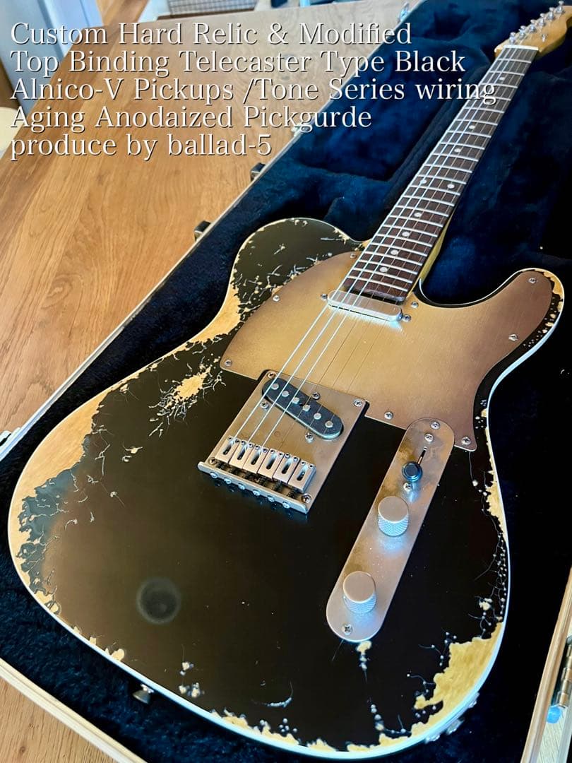 ⭐︎ハードレリックテレキャスタイプトップバインディング アルニコシングルコイル⭐︎