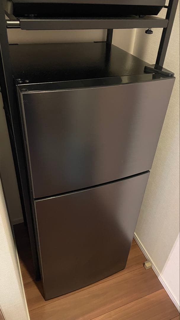 MAXZEN 冷蔵庫118Lガンメタリック2020年製 JR118ML01GM