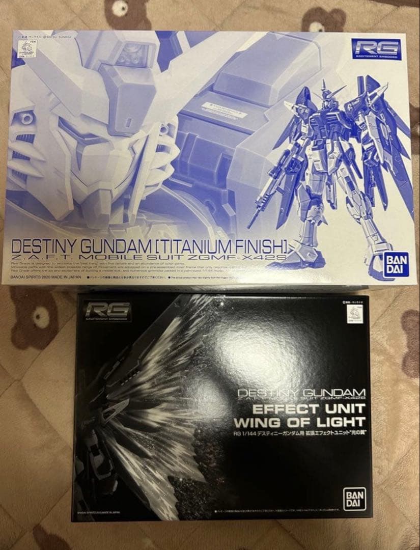 RG 1/144 デスティニーガンダム ［チタニウムフィニッシュ］光の翼セット
