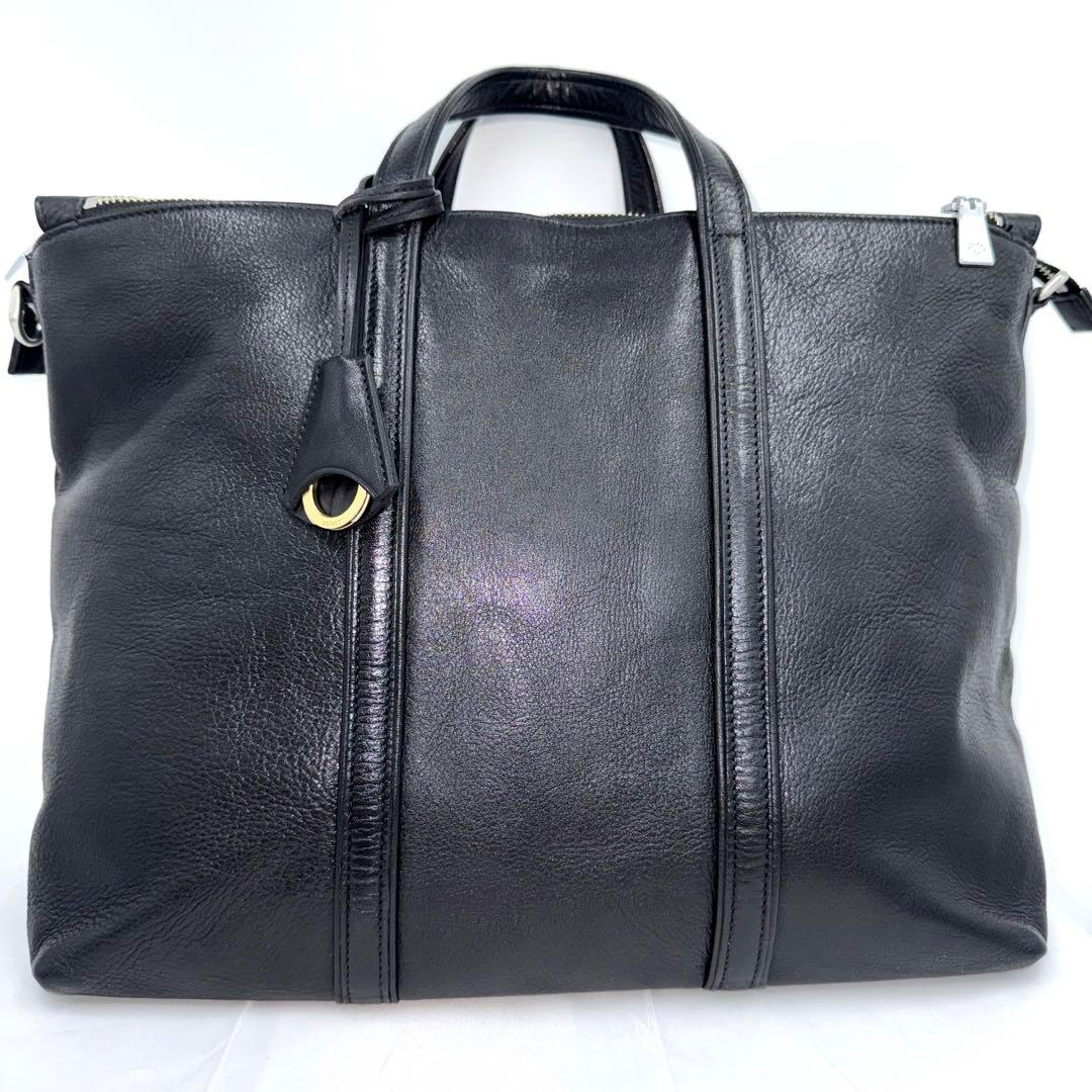 yoshi ✨美品✨ aniary アニアリ 3層 A4可 レザー ブリー