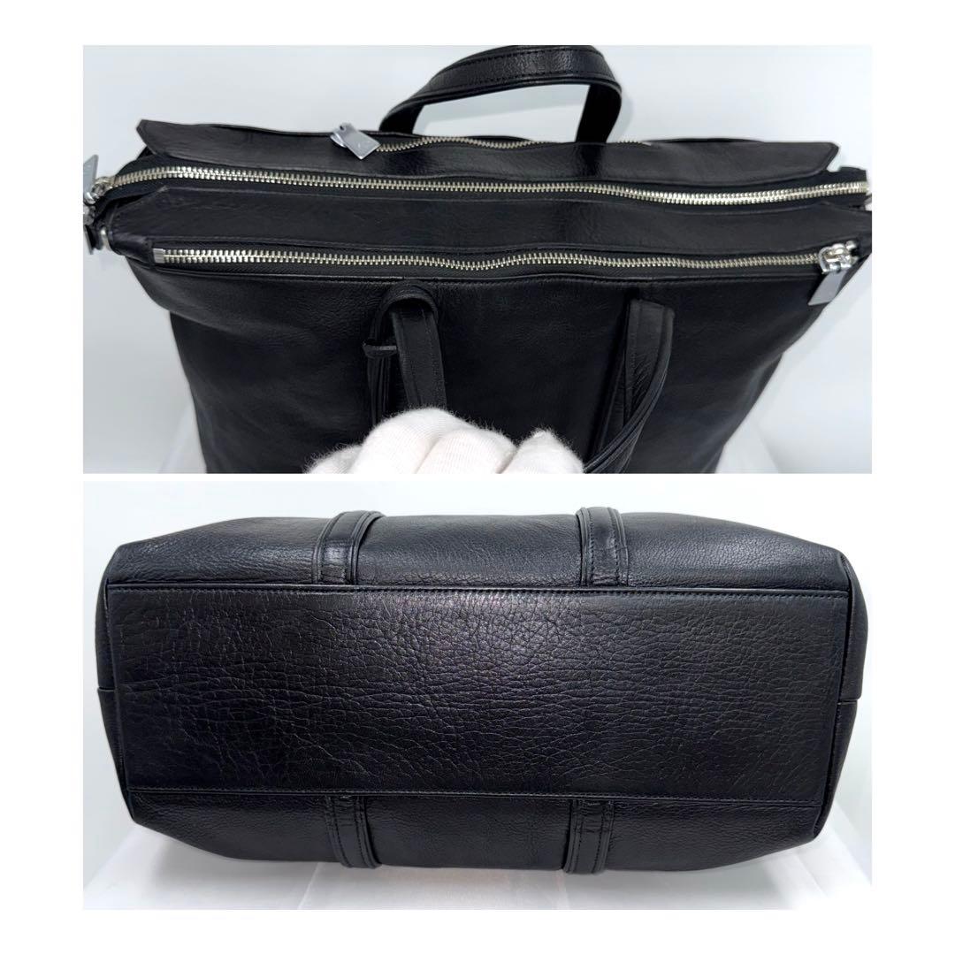 yoshi ✨美品✨ aniary アニアリ 3層 A4可 レザー ブリー