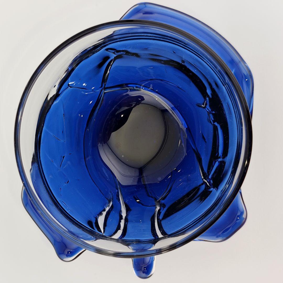 未使用美品☆由水常雄 破れガラス 被せガラス ぐい呑（切子、江戸切子、薩摩切子）