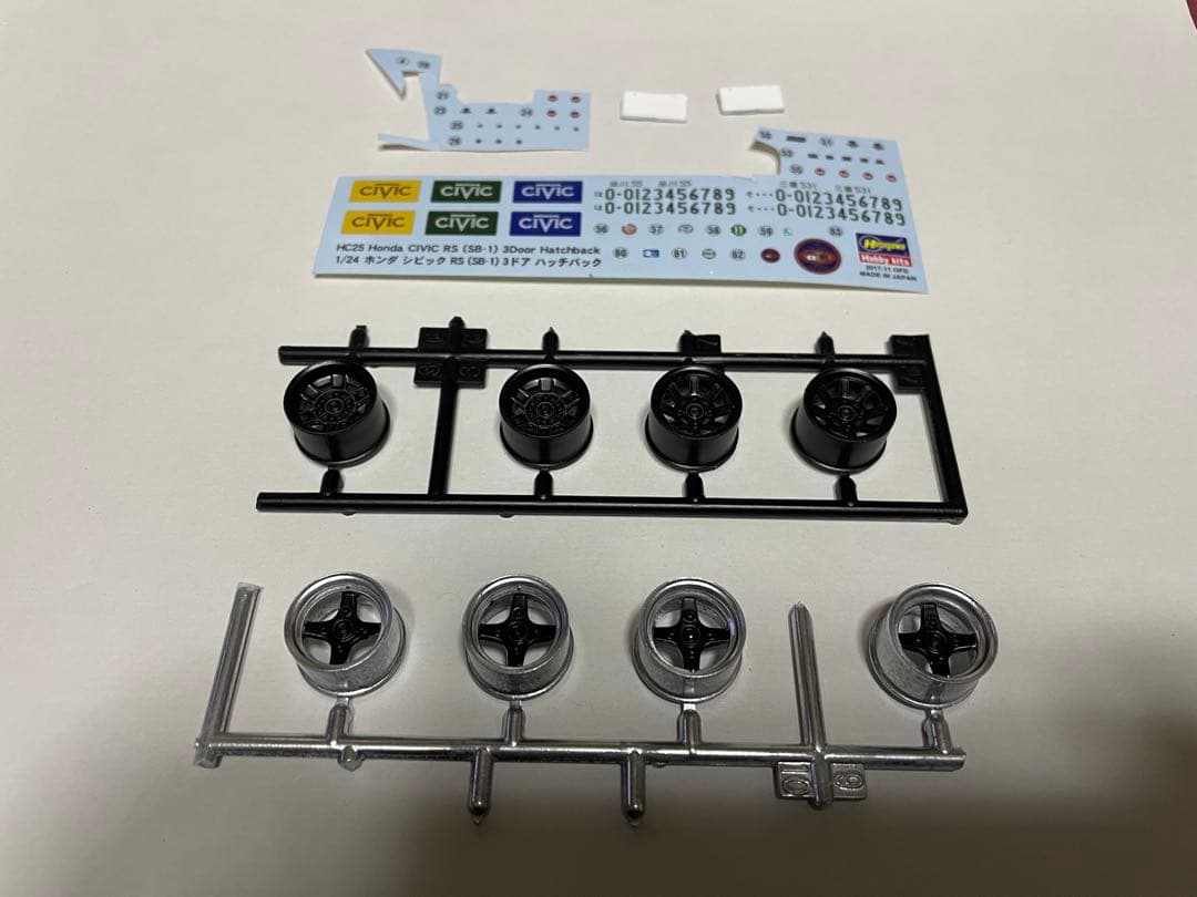 1/24 シビックRS SB1の完成品