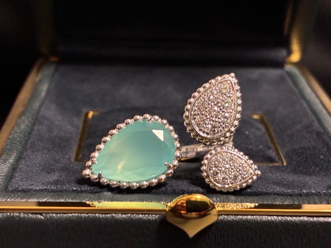 ブシュロン　セルパンボエム　アクアプレーズ　リング　#52