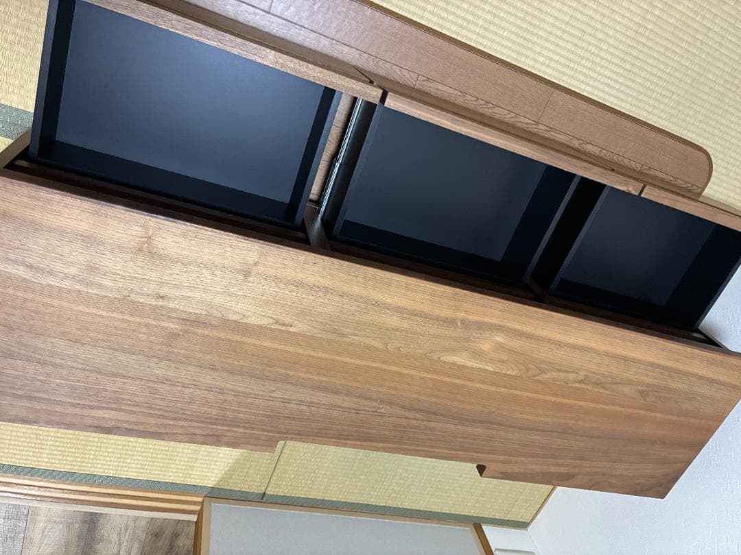 ニトリ　テレビ台(ローボードハヅキ2 150 MBR)