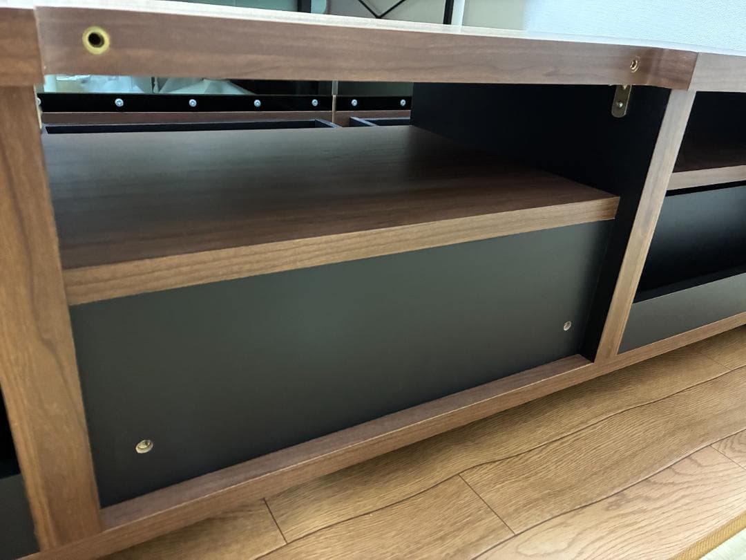 ニトリ　テレビ台(ローボードハヅキ2 150 MBR)