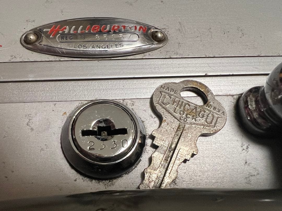 ビンテージ　1950年代　ハリバートン　赤ハリ