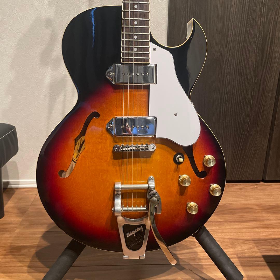 [生産完了品　bigsby b7付] エピフォン　ソレント　ピアレス90年代復刻
