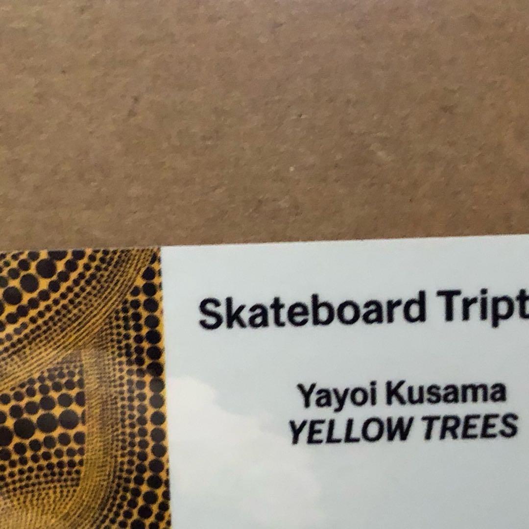 草間彌生 Yellow Trees Skateboard Triptych 3枚