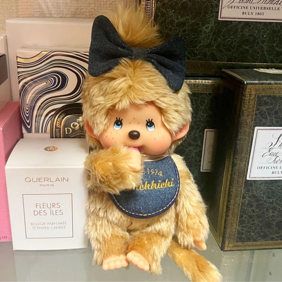 希少　美品ゴールドモンチッチ 女の子　ブルーアイ約20cm