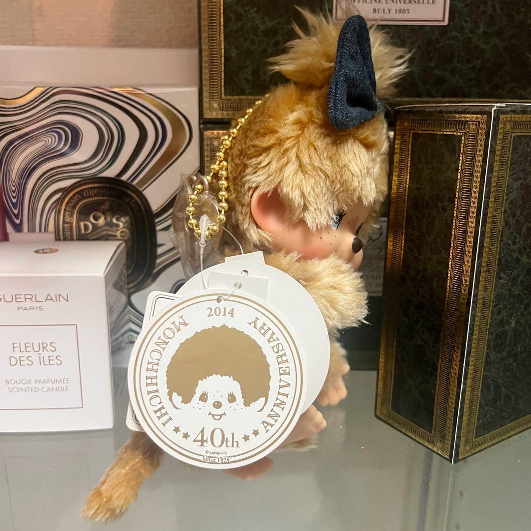 希少　美品ゴールドモンチッチ 女の子　ブルーアイ約20cm