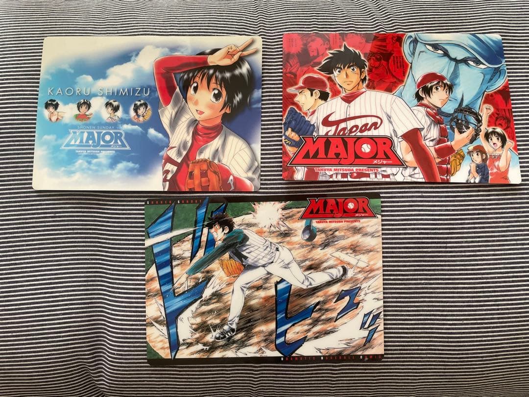 MAJOR メジャー　満田拓也　うちわ　茂野吾郎　下敷き