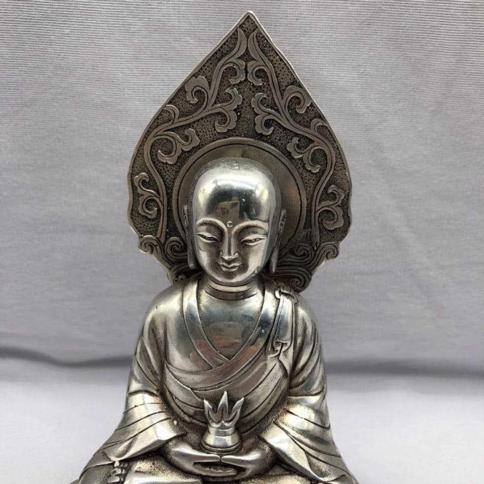 地蔵王菩薩像 銅仏像 工芸品置物