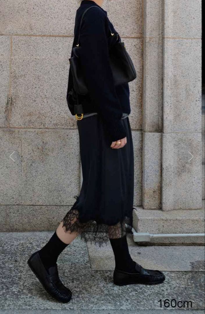 完売品machattレースサテンスカート新品