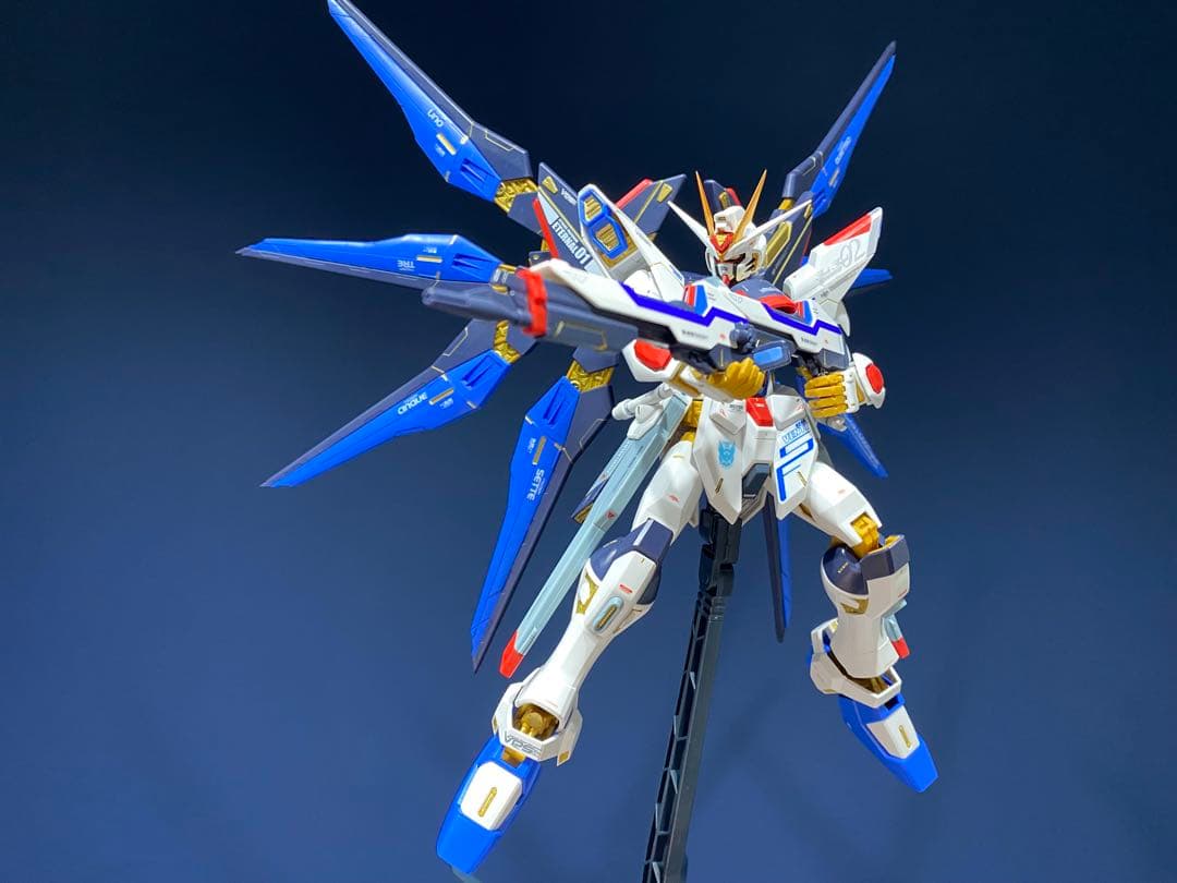 MG ストライクフリーダムガンダム、弍式風、マイティーストライク換装セット完成品