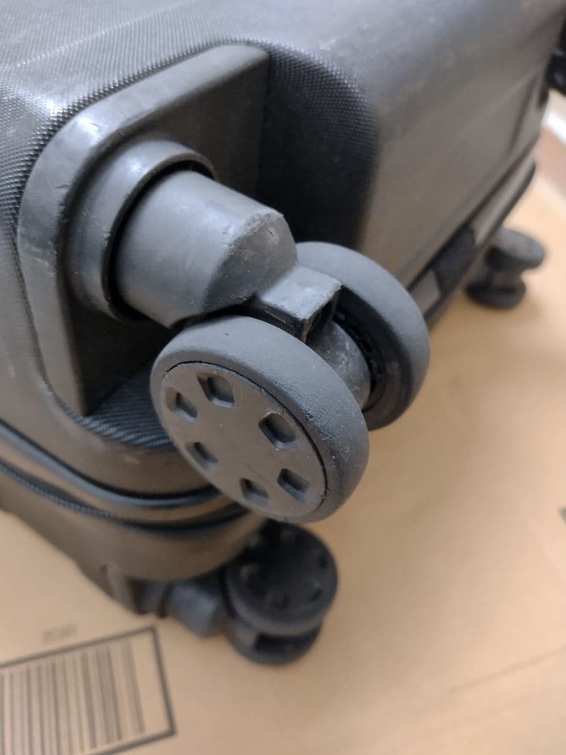 無印良品 キャリーケース36Ｌブラック 車輪ストッパー付 良品 機内持ち込み