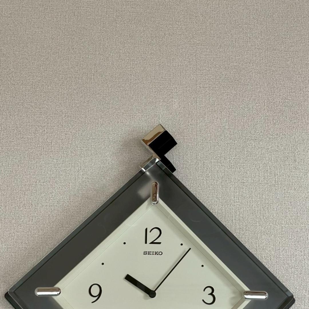 未使用 SEIKO ウォールクロック 壁掛け時計 ポストモダン ヴィンテージ