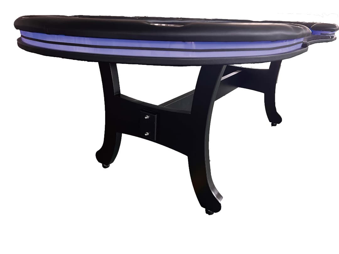 USBポート付きLEDポーカーテーブル２４００*１２００サイズ