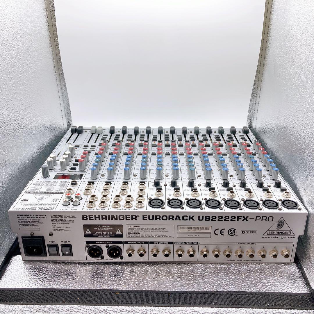 BEHRINGER UB2222FX-PRO ミキサー　通電確認済　送料無料