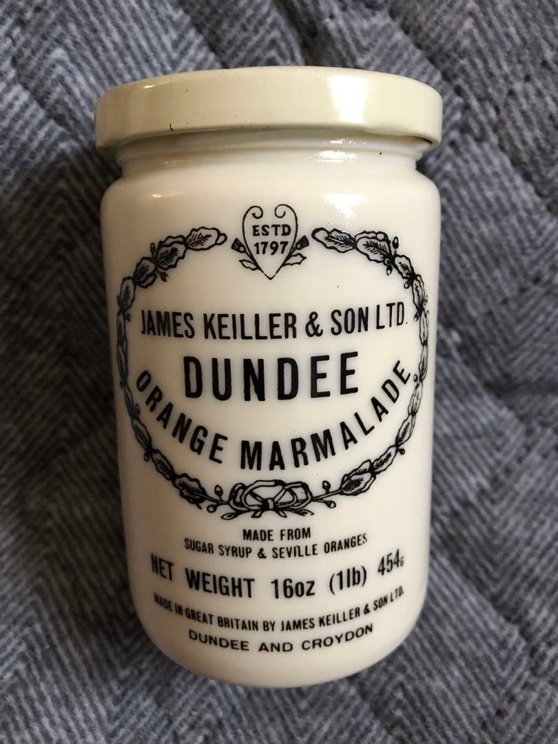 イギリス　アンティーク　DUNDEE マーマレードジャー　マーマレードポット
