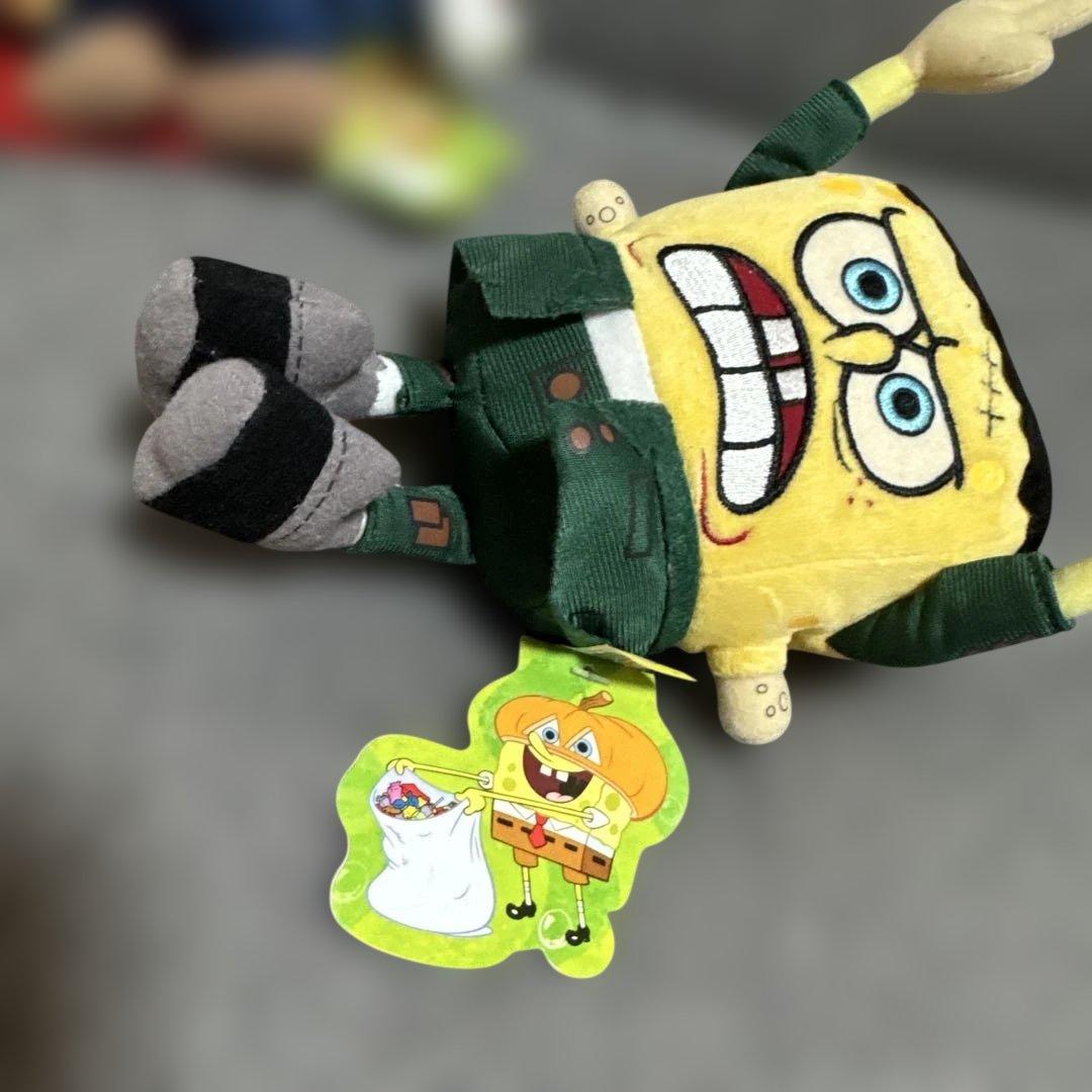 タグ付　スポンジボブ　ホラーシリーズ　フランケンシュタイン/ドラキュラぬいぐるみ
