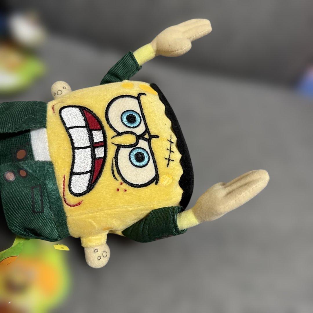 タグ付　スポンジボブ　ホラーシリーズ　フランケンシュタイン/ドラキュラぬいぐるみ