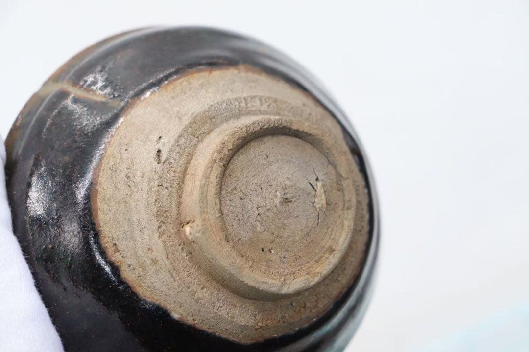 中国　黒釉天目茶碗 建窯　送料込み250330