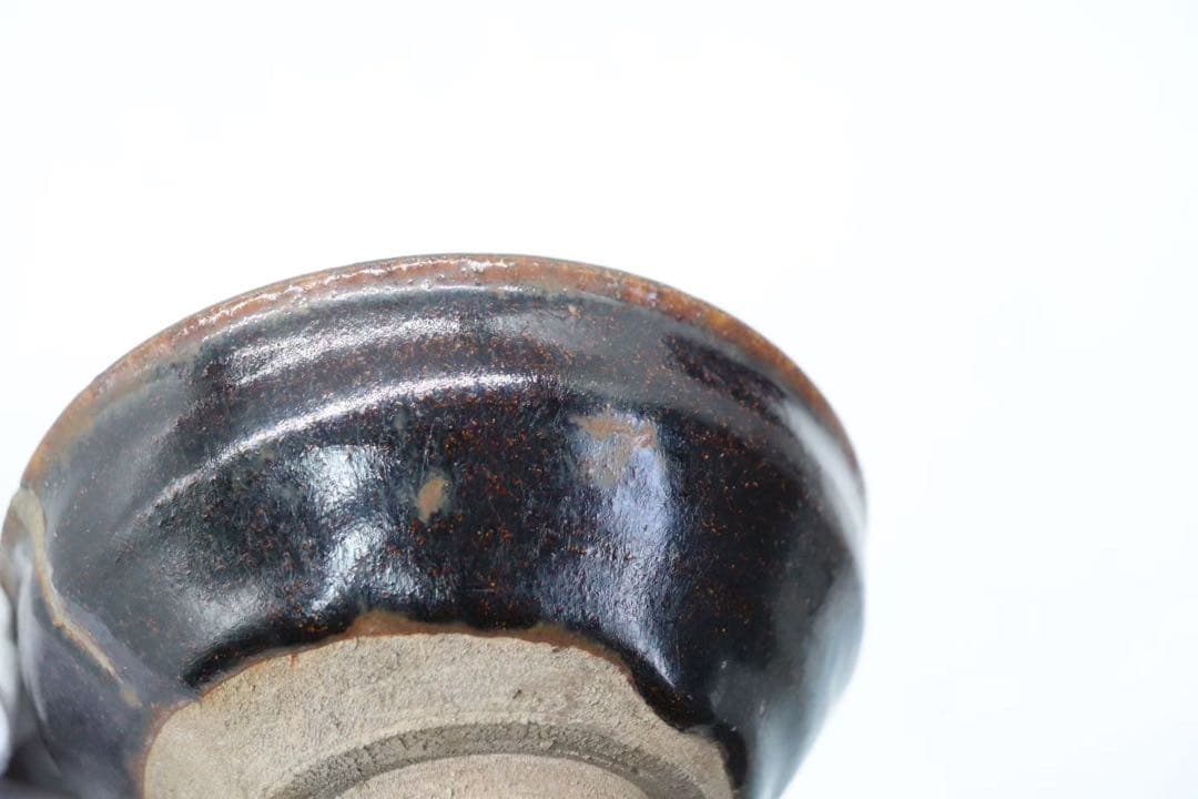 中国　黒釉天目茶碗 建窯　送料込み250330