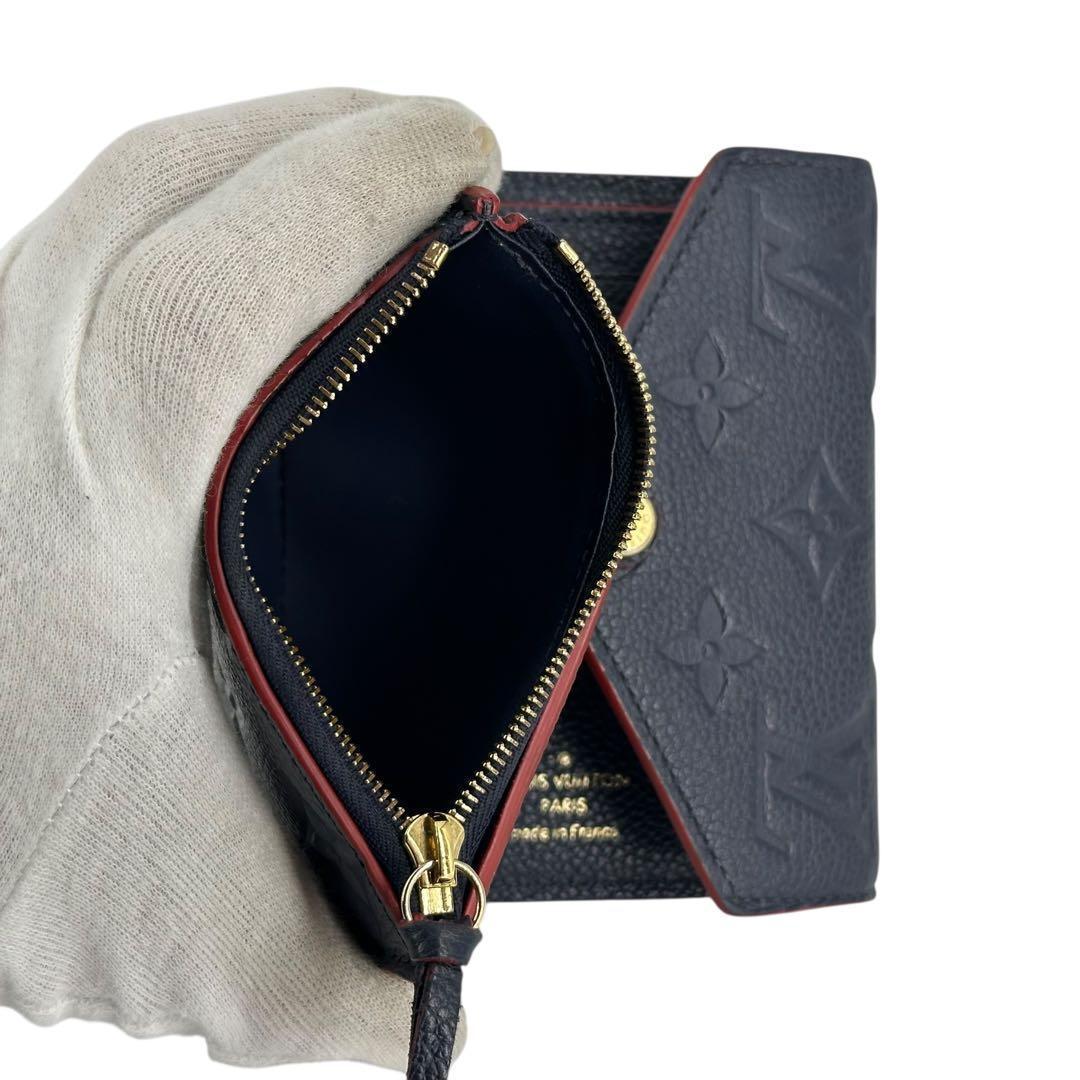 未使用級　ヴィトン アンプラント ポルトフォイユヴィクトリーヌ マリーヌルージュ