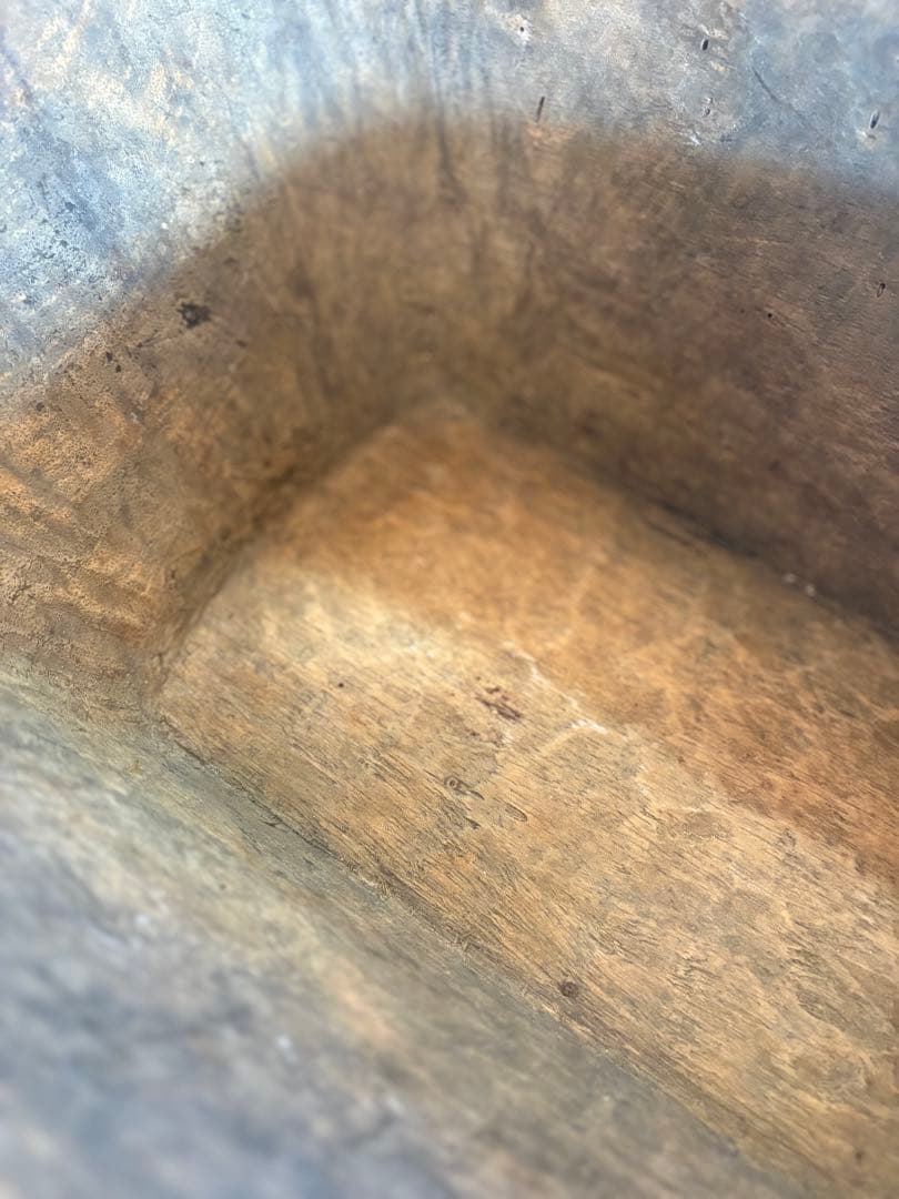 木製 こね鉢（ねり鉢）民具 古道具 幅51cm