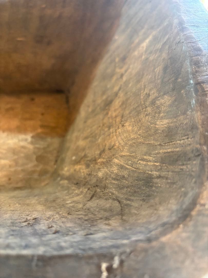 木製 こね鉢（ねり鉢）民具 古道具 幅51cm